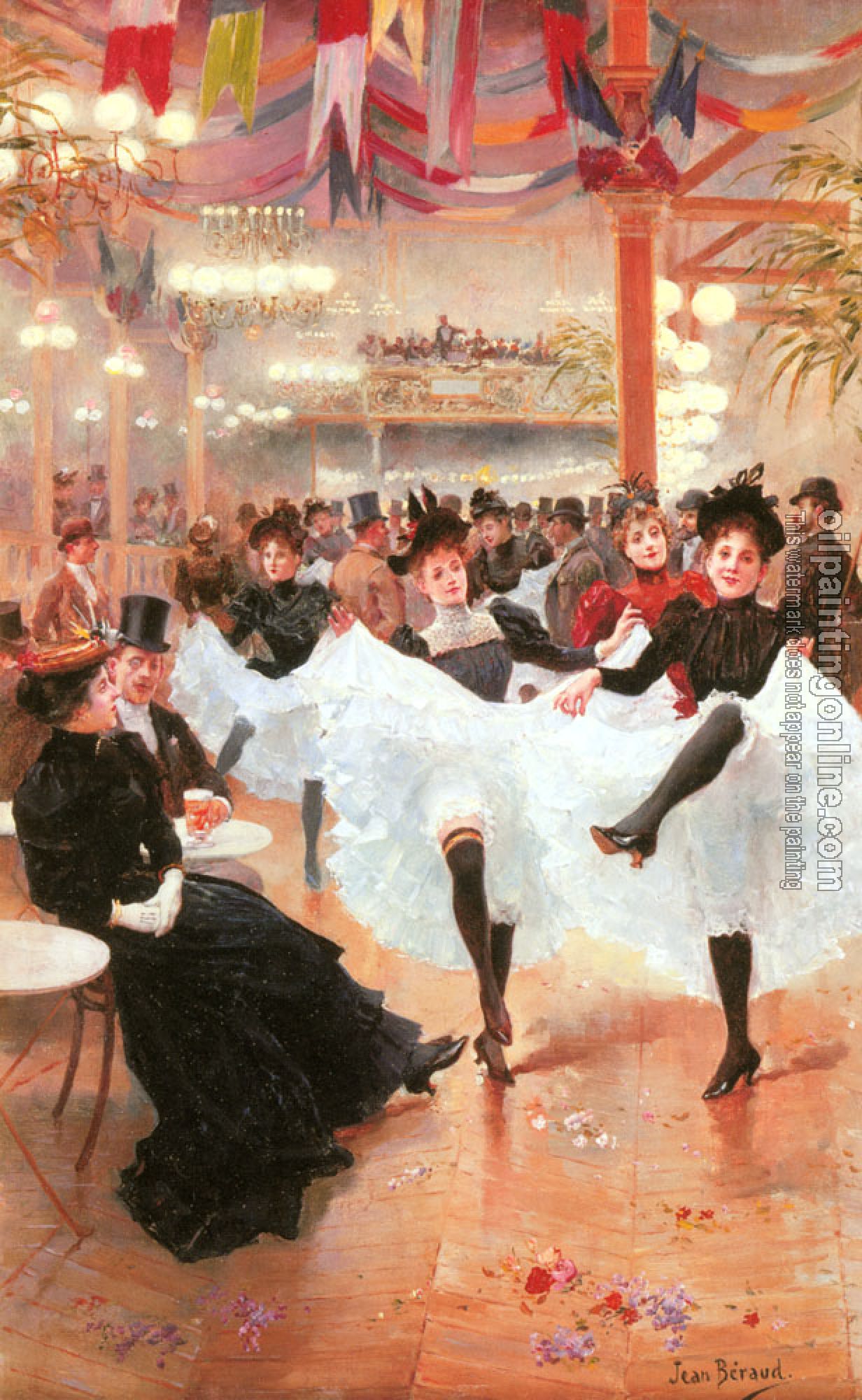 Jean Beraud - Jeune Le Cafe De Paris